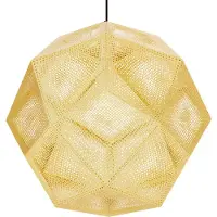 Tom Dixon Etch-kattovalaisin 50 cm Messinki