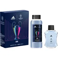 Adidas UEFA Champions League Goal -lahjasetti EDT Hajuvesi 100 ml ja suihkugeeli 250 ml Miehille