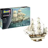 Revell Darwin's Historical Discovery Barque H.M.S. Beagle pienoismalli