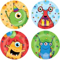 Haza Monster Party plates 8 pcs.