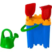 Cavallino Toys - Cavallino Castle Bucket Set with Watering Can 4pcs.