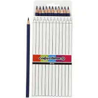 Creativ Company Triangular colored pencils - dark Sininen 12pcs.