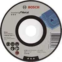 Bosch Hiomalaikka, taivutettu, Standard for Metal A 24 P BF, 125 mm, 22,23 mm, 6,0 mm