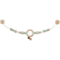 Goki Wooden Stroller Chain Star with Clips