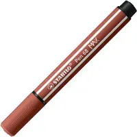 Stabilo Pen 68 MAX - Fibre-tip Pen with Thick Chisel Tip - Sienna