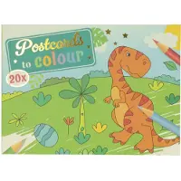 Wins Holland - Postcards Coloring Dinosaur