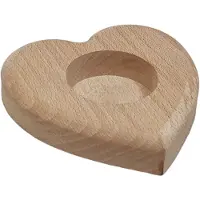 Playwood Beechwood Tea Light Holder Heart