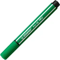 Stabilo Pen 68 MAX - Fibre-tip Pen with Thick Chisel Tip - Emerald Green