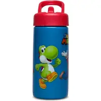Super Mario Hahmot Sininen Pilli Kahva Juomapullo 410ml Stor