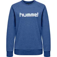Hummel Go Cotton Logo Collegepaita - Sininen Nainen, koko Small