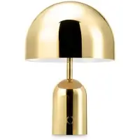 Tom Dixon Ulkovalaisin , BELL PORTABLE, himmennettävä, Kulta / messinki, Olohuone, Muovi, Design