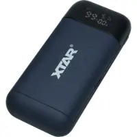 XTAR PB2S Kannettava laturi Li-Ion 18650 kennoille + Powerbank toiminto