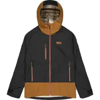Picture Organic Clothing Men's Broader 3L Jacket Black Chocolate Laskettelutakit vuorettomat XXL