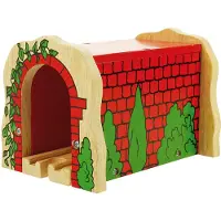 Bigjigs Wooden Rails - Red Tunnel