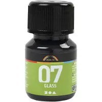 Creativ Company Permanent Glass Paint - Musta 30ml