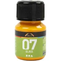 Creativ Company Permanent Glass Paint - Keltainen 30ml