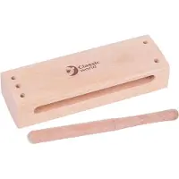 Classic World Wooden Tone Block with Percussion Stick