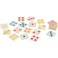 Goki Wooden Colors and Shapes Game 30 pcs.