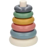 Cavallino Toys Stacking rings Pastel colors 7 pcs.