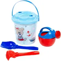 Cavallino Toys Cavallino XL Bucket Set Blue 5 pcs.
