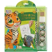 Creative Craft Lab Stamp and Tape Activity Book - Tiger