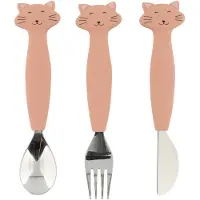 Trixie Mrs. Cat 3kpl silikoniset aterimet