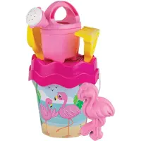 Androni Bucket set Flamingo 6 pieces.