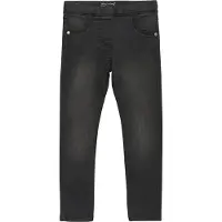Minymo Stretchy Slim Fit Jeggingsit Grey Black 116 cm 116 cm Tytöt