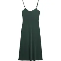 Superdry for woman. W8011419A Green open back knit dress (M), Casual, Viscose, Modal, Sleeveless / Straps