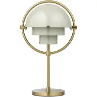 Gubi Pöytävalaisin Multi-Lite, himmennettävä, Messinki/kulta, Olohuone/ruokailutila, Metalli, Design