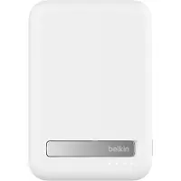 Belkin BoostCharge Pro Qi2 MagSafe varavirtalähde 15 W 8000 mAh, valkoinen