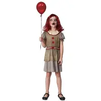 Creaciones Llopis Globe Horror Clown Girl Custom Beige 10-12 Years