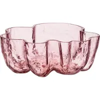 Kosta Boda - Crackle Kulho 10,5 cm Vaaleanpunainen