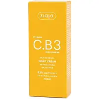 Ziaja Yövoide - - C.B3-vitamiini Niasiiniamidi - 50 ml - Syväkosteutus - Luonnollista hehkua