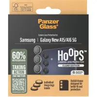 PanzerGlass Hoops Camera Lens Protector Transparent Samsung Galaxy A16 | A16 5G, Samsung, Samsung - Galaxy A16 4G, Samsung - Galaxy A16 5G, Asennus (3810)