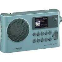 Sangean Internet-pöytäradio Sangean WFR-28BT DAB+, FM Akun lataus, Spotify Vaaleansininen vaaleansininen