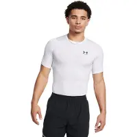 Under Armour UA HG Armour Comp SS, White