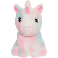 Teddykompaniet Unicorn, Rainbowcoloured, Pink - Pink - 26 cm