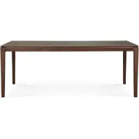 Ethnicraft Bok Ruokapöytä 95x200 cm Ruskeaksi lakattu teak