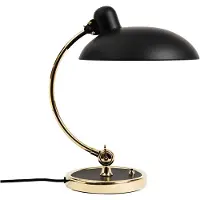 Fritz Hansen Kaiser Idell 6631-T Luxus pöytävalaisin, mattamusta - messinki