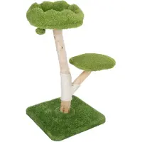 TIAKI Nature Willow -raapimispuu vihreä kissoille