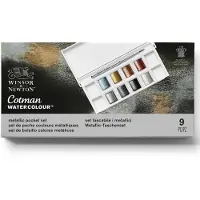 Winsor & Newton Winsor &amp; Newton Cotman Akvarelliväri Metallic Set 8 ½ - Kuppia