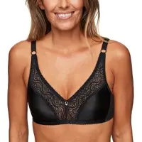 Swegmark Glitter Soft Bra Moulded - Black - 9095 A