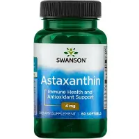 Swanson Health Astaksantiini, 4 mg - 60 kapselia