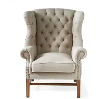 Rivièra Maison , Franklin Park wingback nojatuoli linen flax