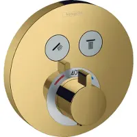 Hansgrohe Thermostat indb. Select S poleret guld