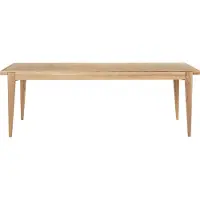 Gubi S-table ruokapöytä Oak matt lacqured, extendable