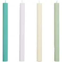 HAY Hexagon Candle Pastel -steariinikynttilä, 4 kpl