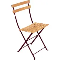 Fermob Bistro tuoli natural Black Cherry