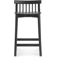 Normann Copenhagen - Pind Barstool 65 cm Black Stained Ash - Baarituolit & baarijakkarat - Simon Legald - Puun värinen - Puu